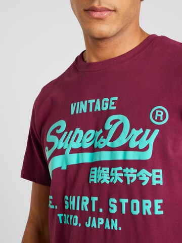 Superdry - Camiseta en lila