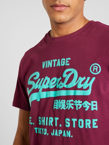 Superdry Тениска в лилав