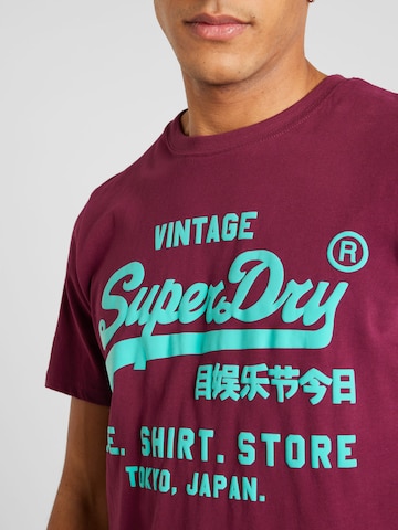 T-Shirt Superdry en violet