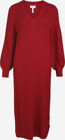 OBJECT Tall Gebreide jurk 'MALENA' in Rood: voorkant