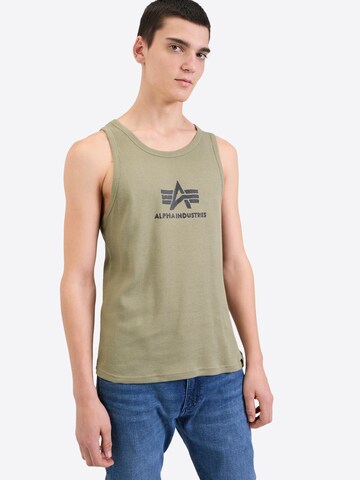 ALPHA INDUSTRIES Shirt in Grün: Vorderseite