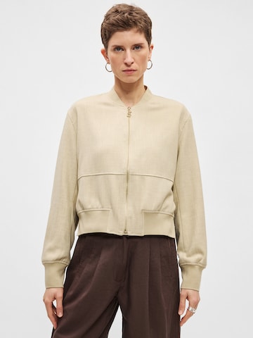 MOS MOSH Tussenjas 'MMCate' in Beige: voorkant