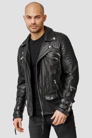 trueprodigy Lederjacke 'Jackson' in Schwarz