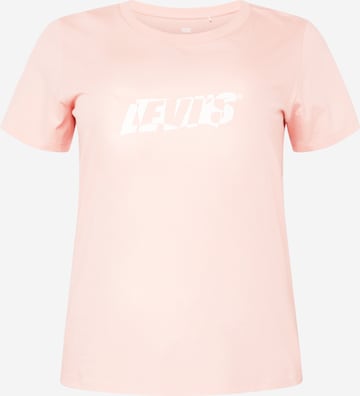 Levi's® Plus Футболка 'The Perfect Tee' в Ярко-розовый: спереди