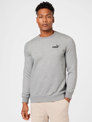 PUMA Athletic Sweatshirt 'Essentials' in Grey: front