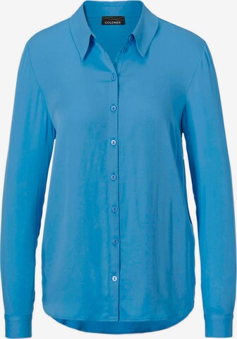 Goldner Blouse in Blauw: voorkant