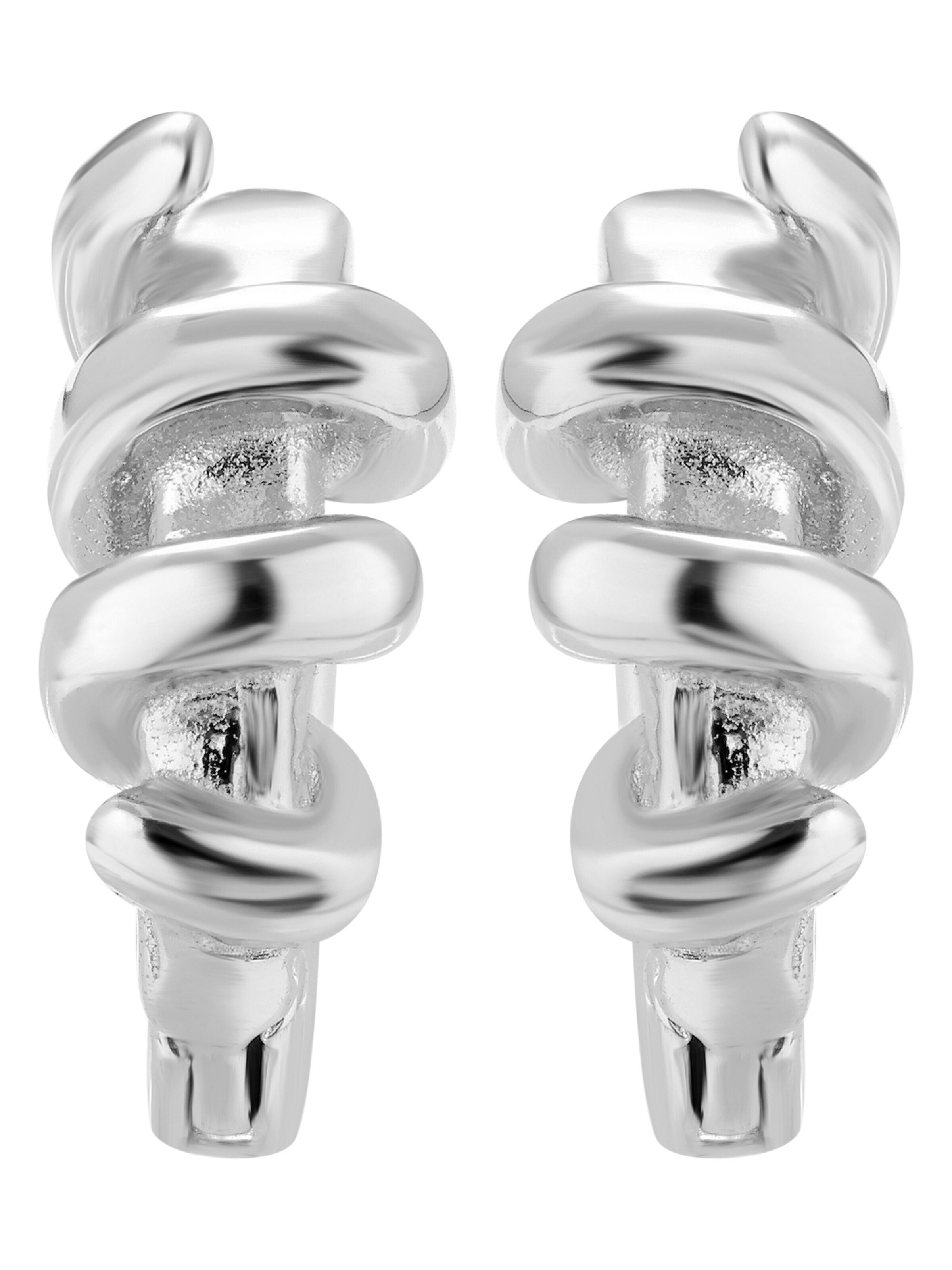 Akzent Earrings '"Valo" aus 925 Sterlingsilber, rhodiniert, langlebig' in Silver: front