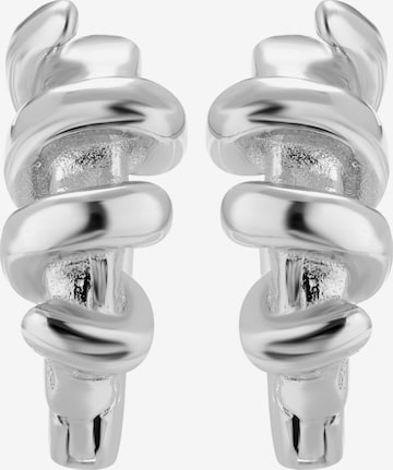 Akzent Earrings '"Valo" aus 925 Sterlingsilber, rhodiniert, langlebig' in Silver: front