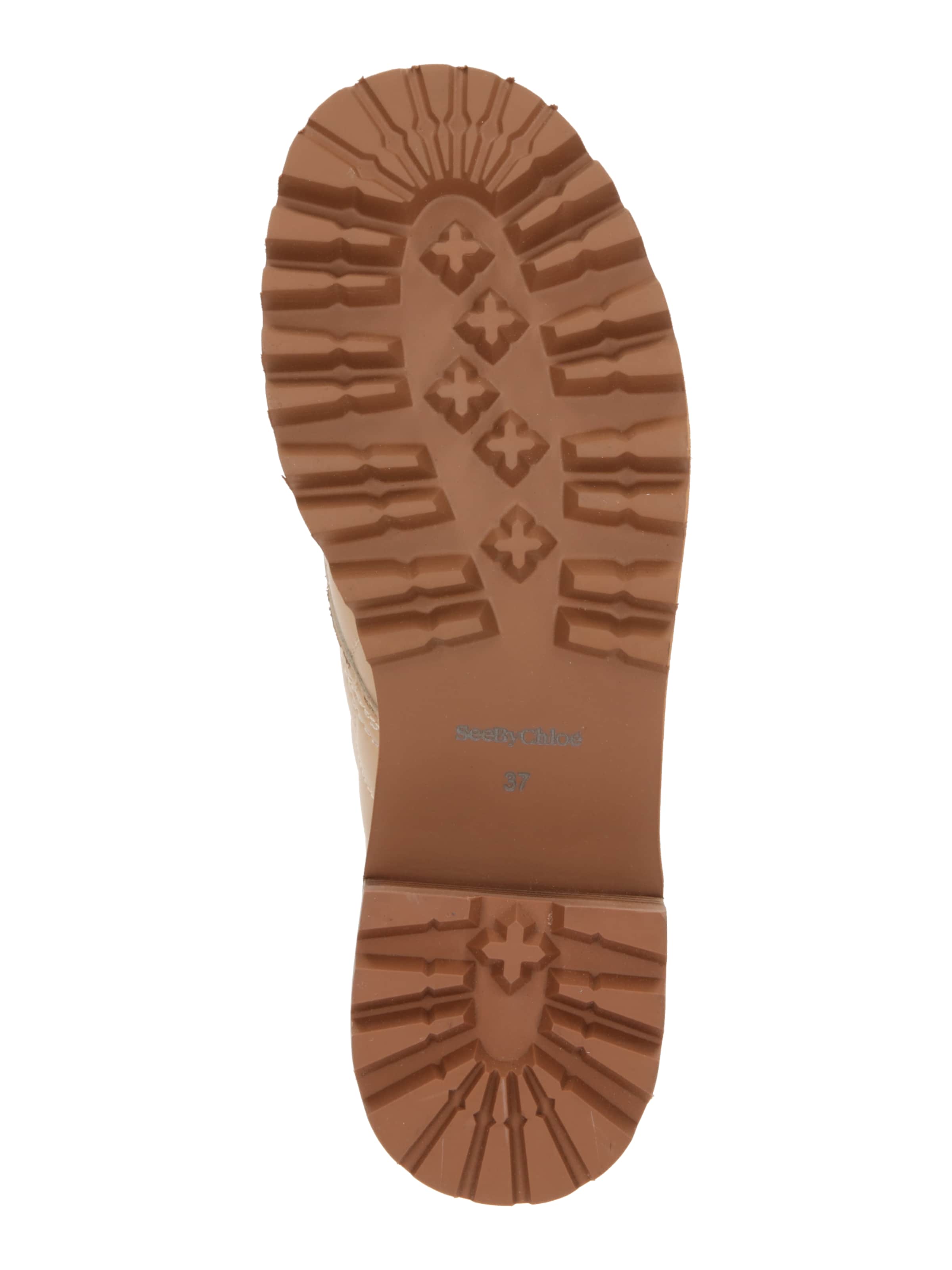 See by Chloé Lace-up bootie 'Jodie' in Beige