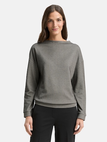 TOM TAILOR Sweatshirt in Grey: front