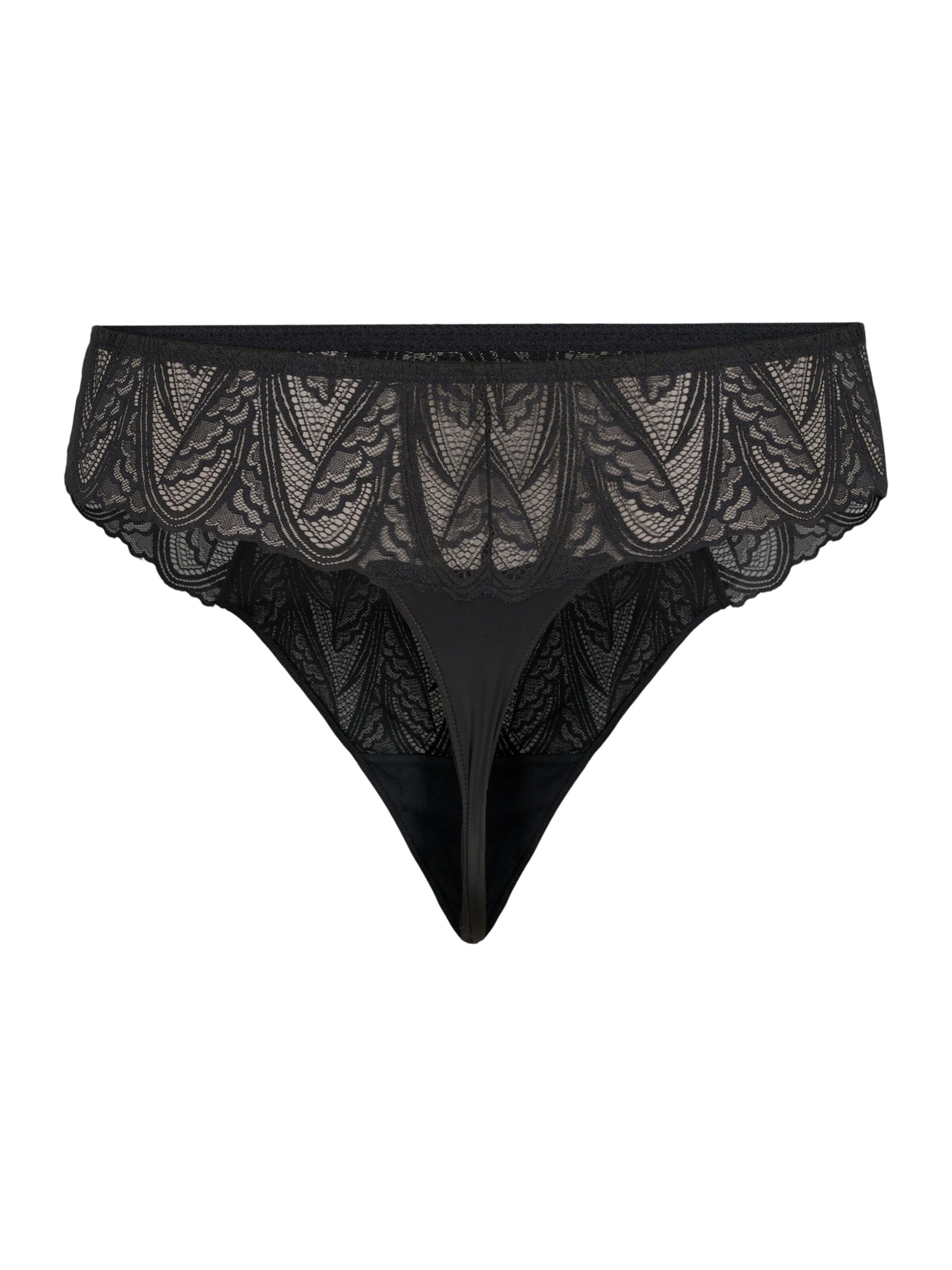 Devoted by Zizzi String 'LYCRO' in Black