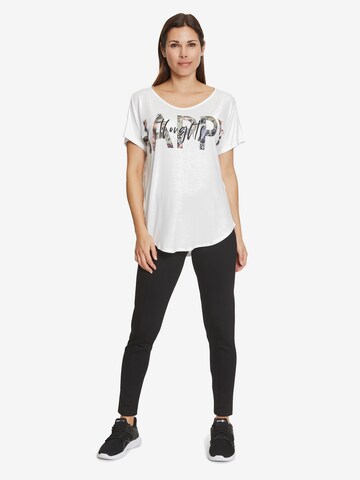 T-shirt oversize Betty Barclay en blanc