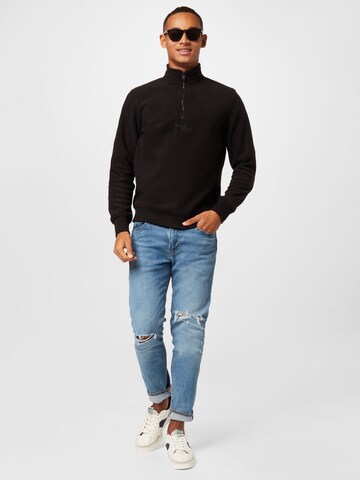 JACK & JONES Sweatshirt 'FRIDAY' i sort