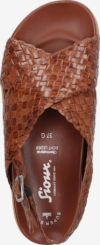 SIOUX Sandals ' Libuse-701 ' in Brown