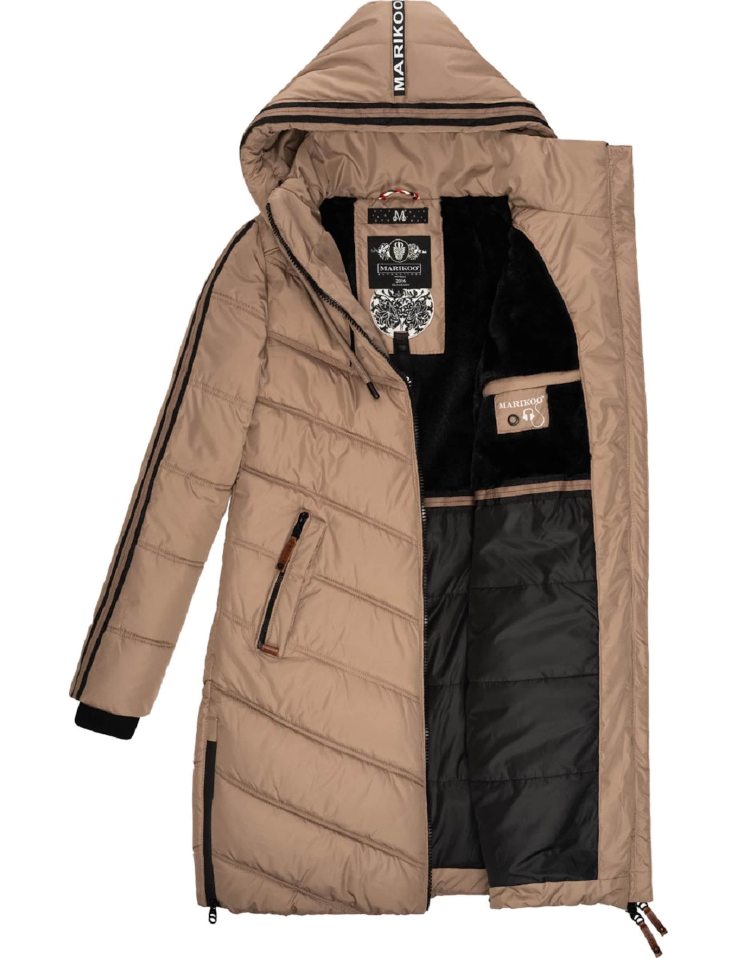 MARIKOO Зимнее пальто 'Armasa' в Коричневый