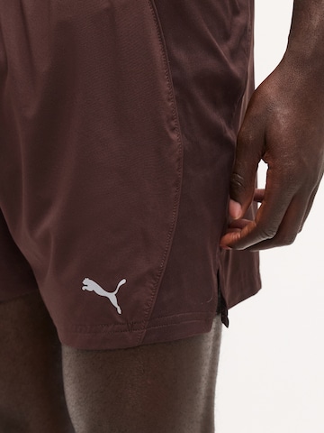 PUMA regular Παντελόνι φόρμας 'VELOCITY 5' σε καφέ