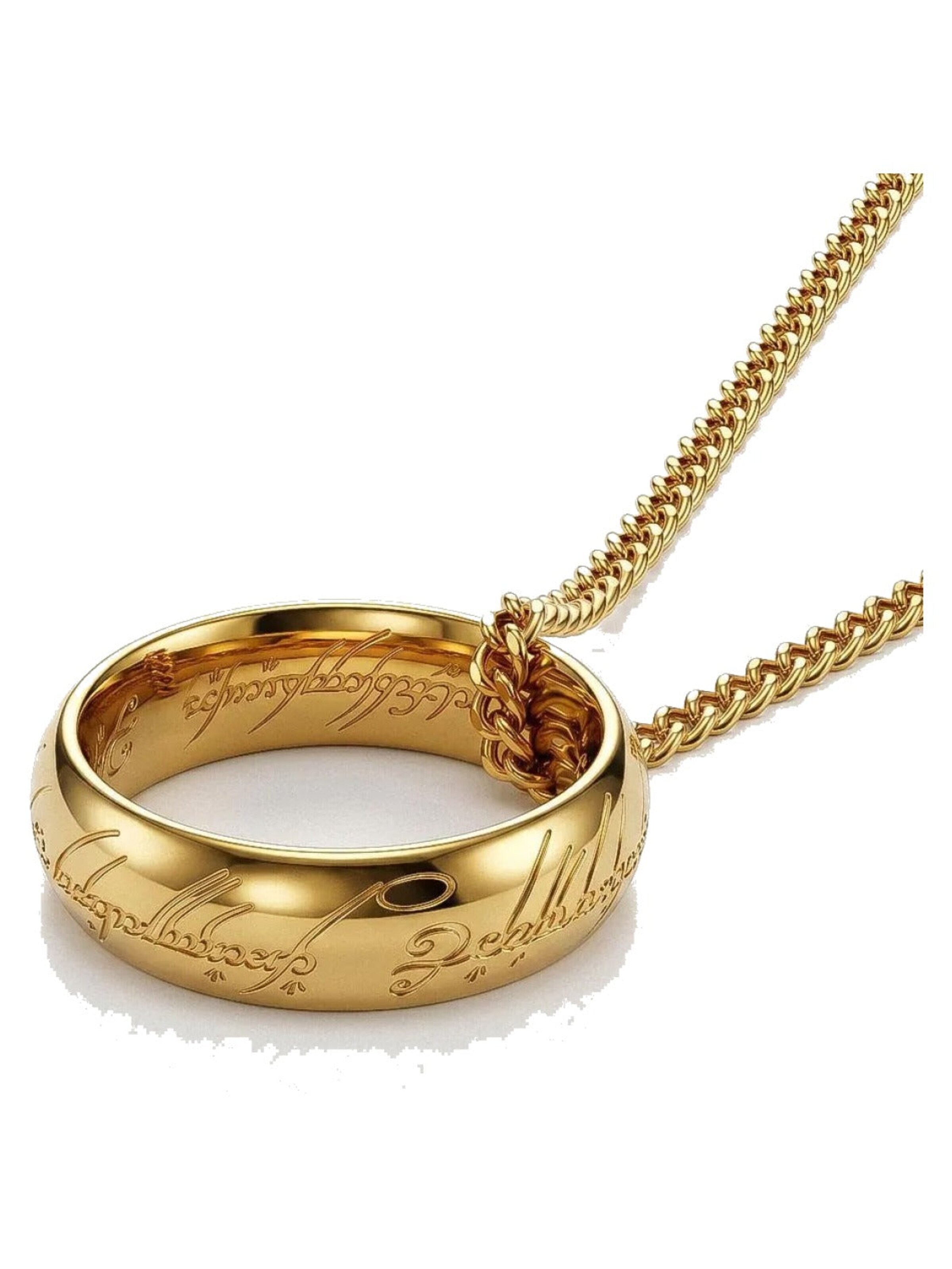The Lord Of The Rings Sieraden 'The Lord of the Rings De Ene Ring' in Goud