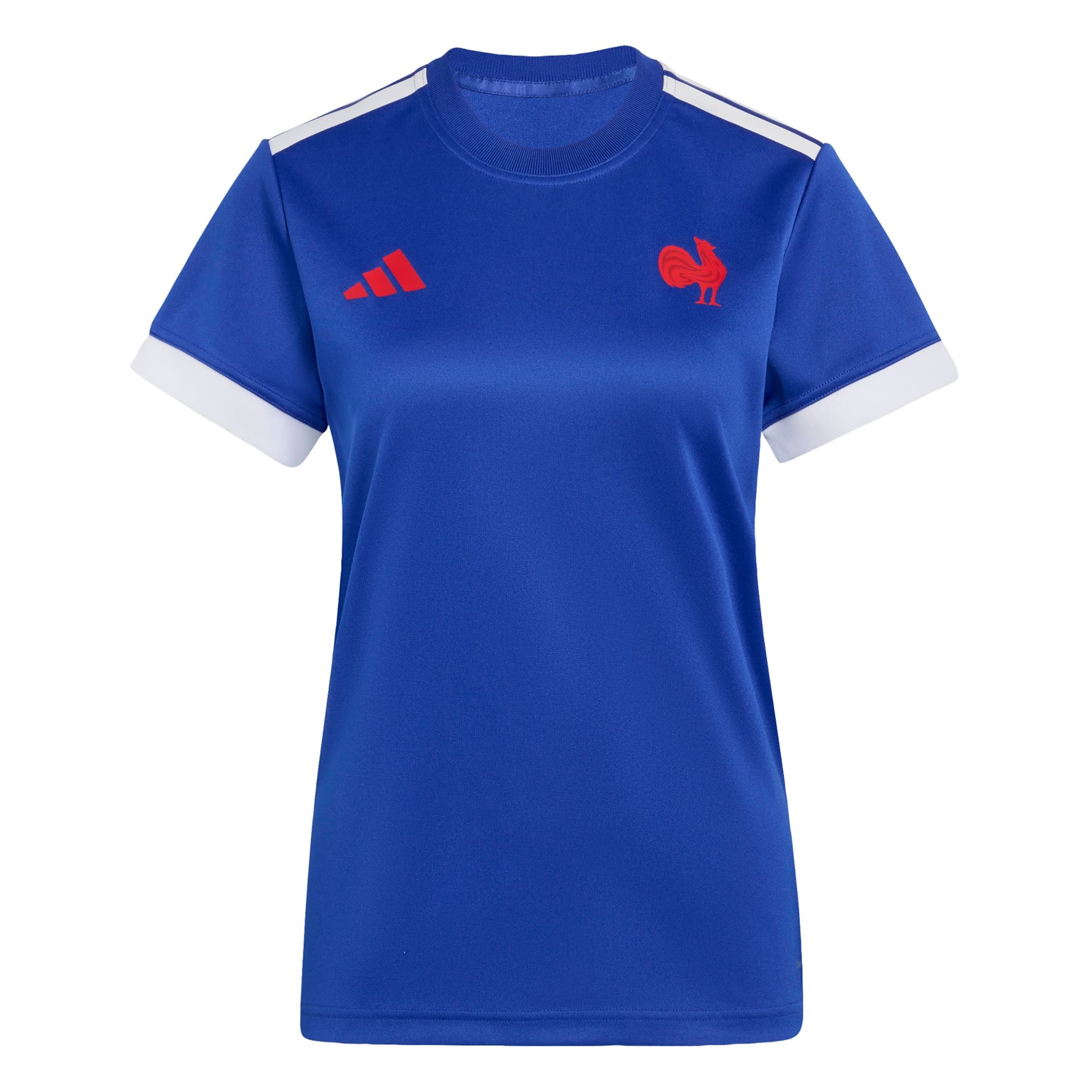 ADIDAS PERFORMANCE Funktionsshirt 'Frankreich Rugby Home Replica Supporter' in royalblau / rot / weiß, Produktansicht