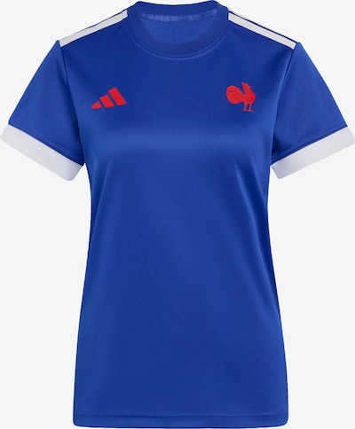 ADIDAS PERFORMANCE Funktionsshirt 'Frankreich Rugby Home Replica Supporter' in royalblau / rot / weiß, Produktansicht