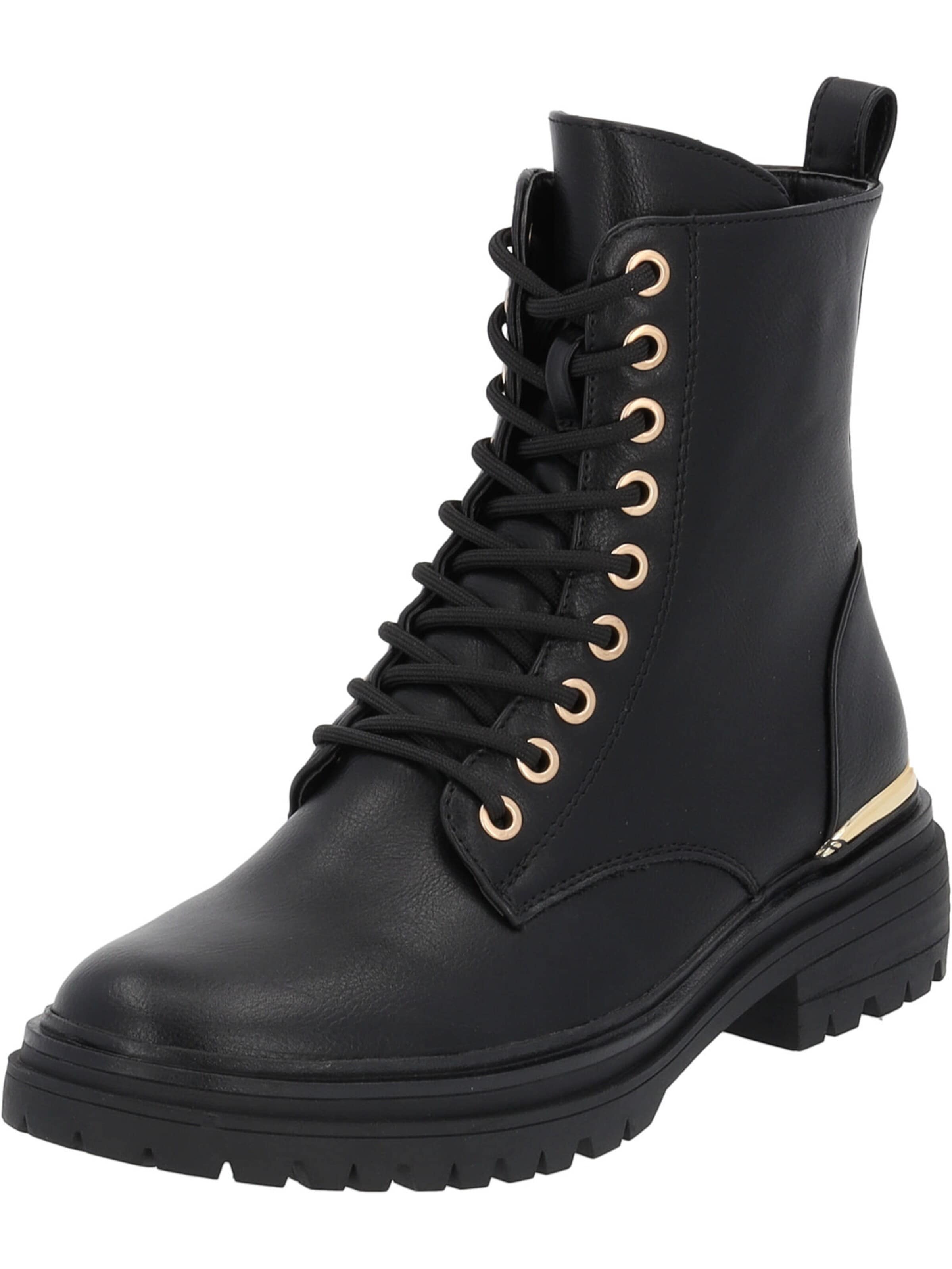 Palado - Botines con cordones 'Tagomago' en negro: frente