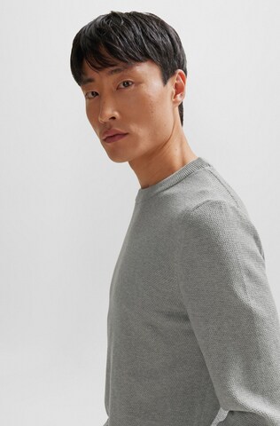 BOSS Pullover 'Ecaio-P' in Grau