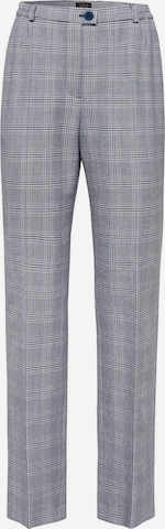 Goldner Regular Pleated Pants 'Anna' in Grey: front