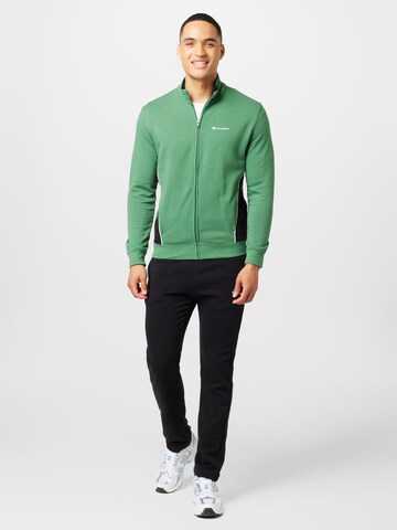 Champion Authentic Athletic Apparel Tracksuit in Green: front