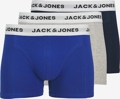 JACK & JONES Bokserishortsit 'JACJOE' värissä sininen / laivastonsininen / meleerattu harmaa / valkoinen, Tuotenäkymä