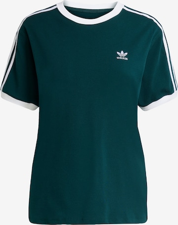 ADIDAS ORIGINALS Shirt '3-Stripes' in Green: front