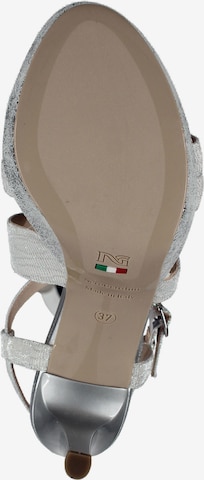 Nero Giardini Strap Sandals in Silver