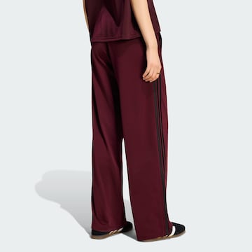 Wide leg Pantaloni 'Firebird' di ADIDAS ORIGINALS in rosso