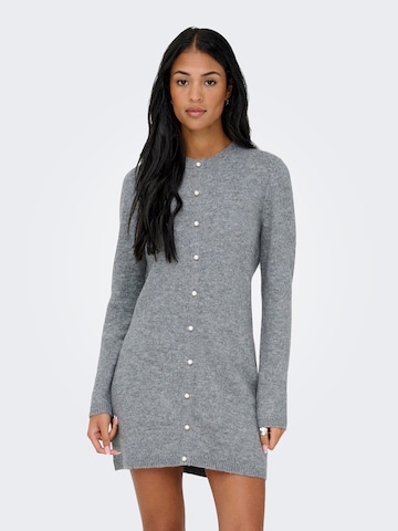 JDY Neulemekko 'JDYSUPER' värissä harmaa: etupuoli