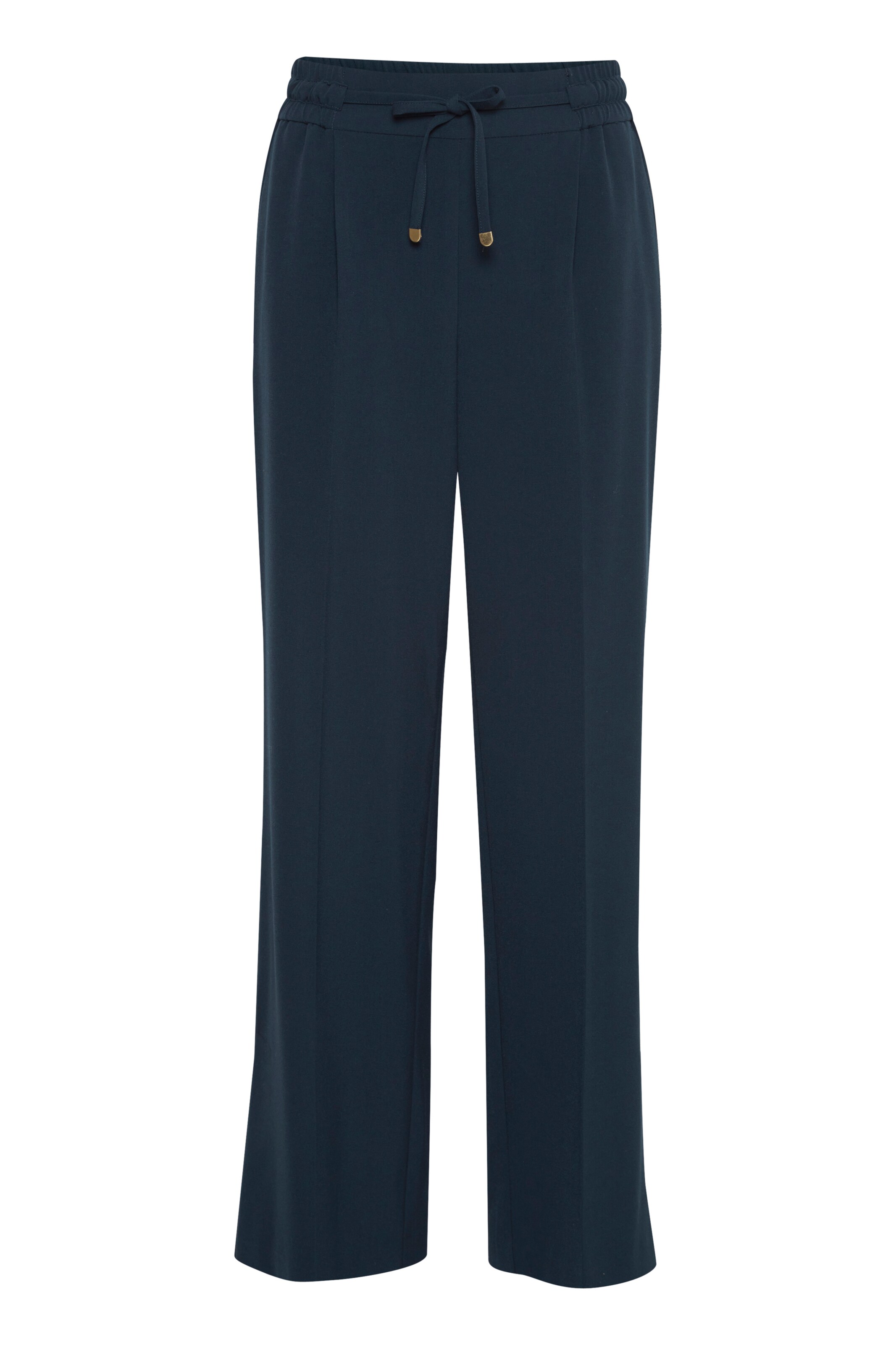 b.young Bukser med fals 'DANTA' i blå: forside