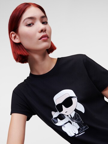 T-shirt 'Ikonik 2.0' Karl Lagerfeld en noir