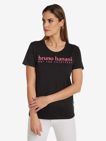 BRUNO BANANI Shirt 'Avery' in Zwart: voorkant