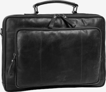 SANSIBAR Briefcase in Black: front