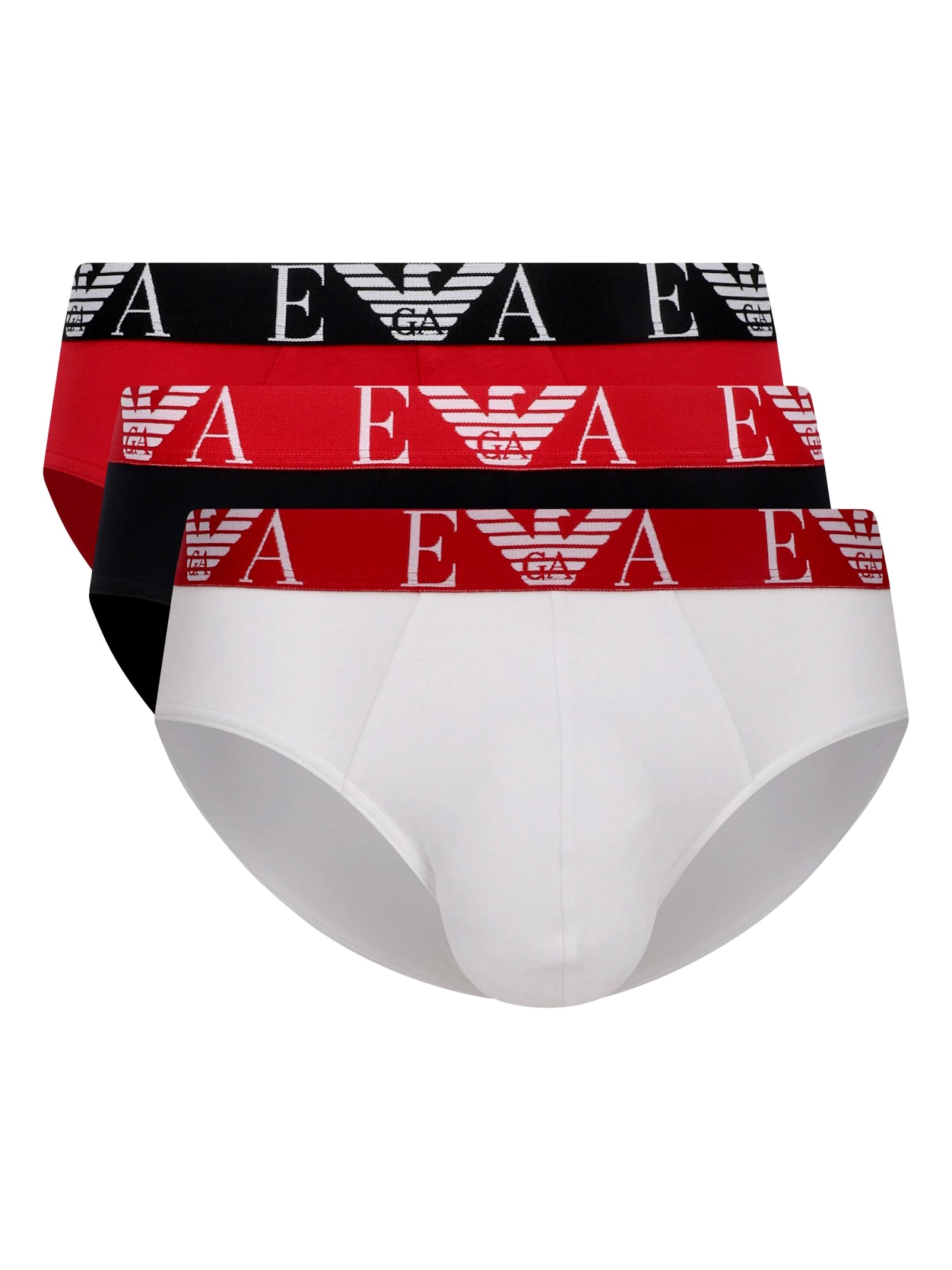 EA7 Emporio Armani Slip in Weiß: Vorderseite