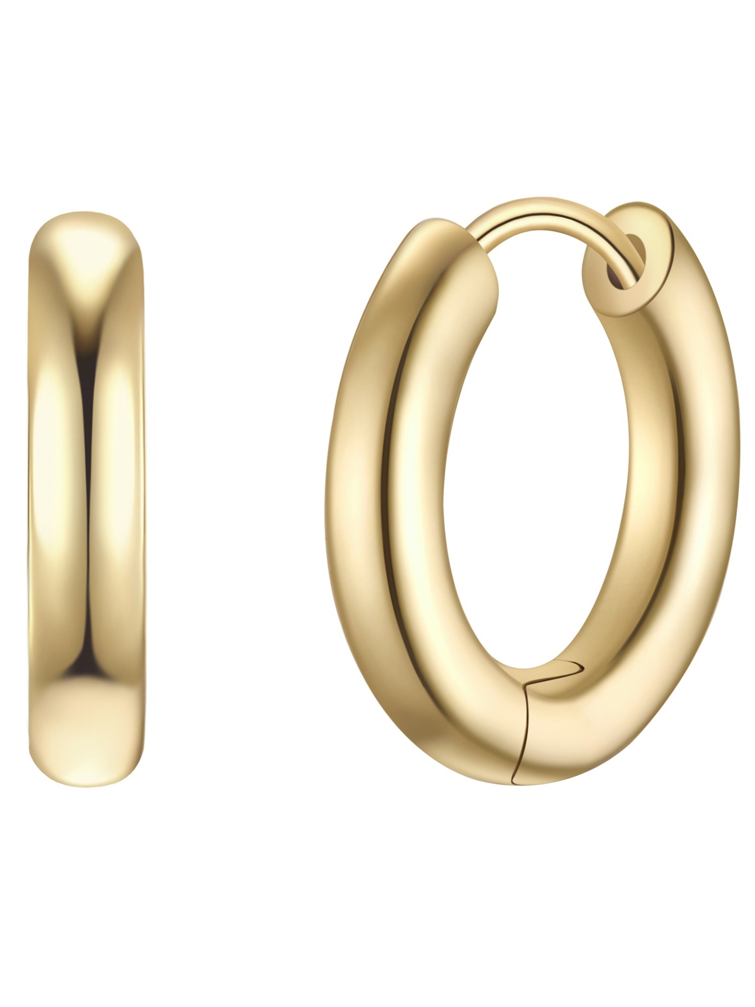 Glanzstücke München - Pendientes en oro: frente