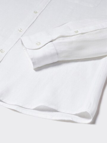 MANGO MAN Regular fit Button Up Shirt 'AVISPA' in White