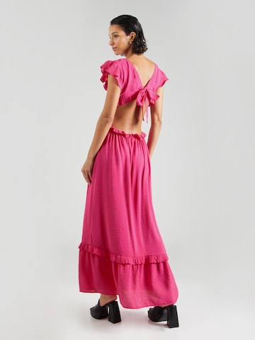 VILA Letnia sukienka 'CANDY' w kolorze różowy