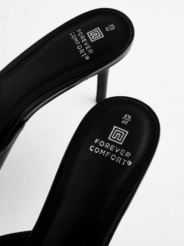 Next Pantolette 'Forever Comfort' in Schwarz