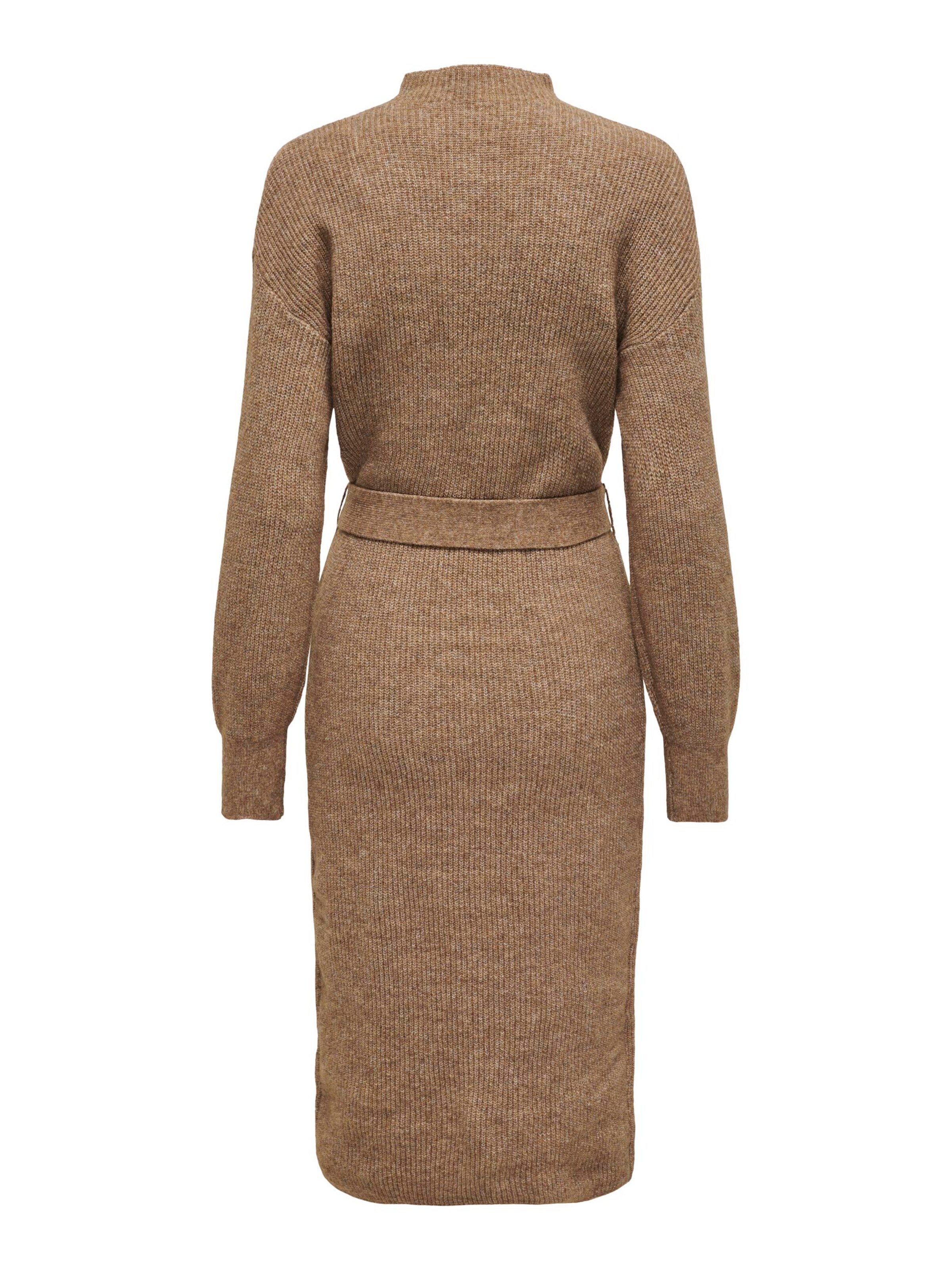 ONLY Knitted dress 'ONLThilde' in Brown