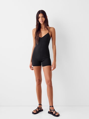 Tuta jumpsuit di Bershka in nero