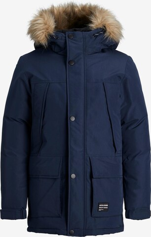 Jack & Jones Junior Parka 'Super' in Blau: predná strana