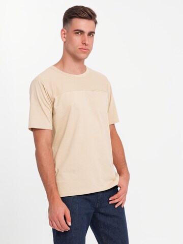 Ombre Shirt in Beige