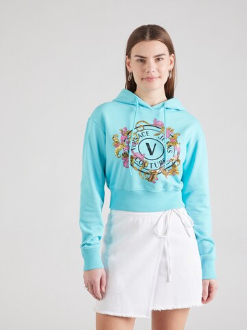 Versace Jeans Couture Sweatshirt i blå: forside