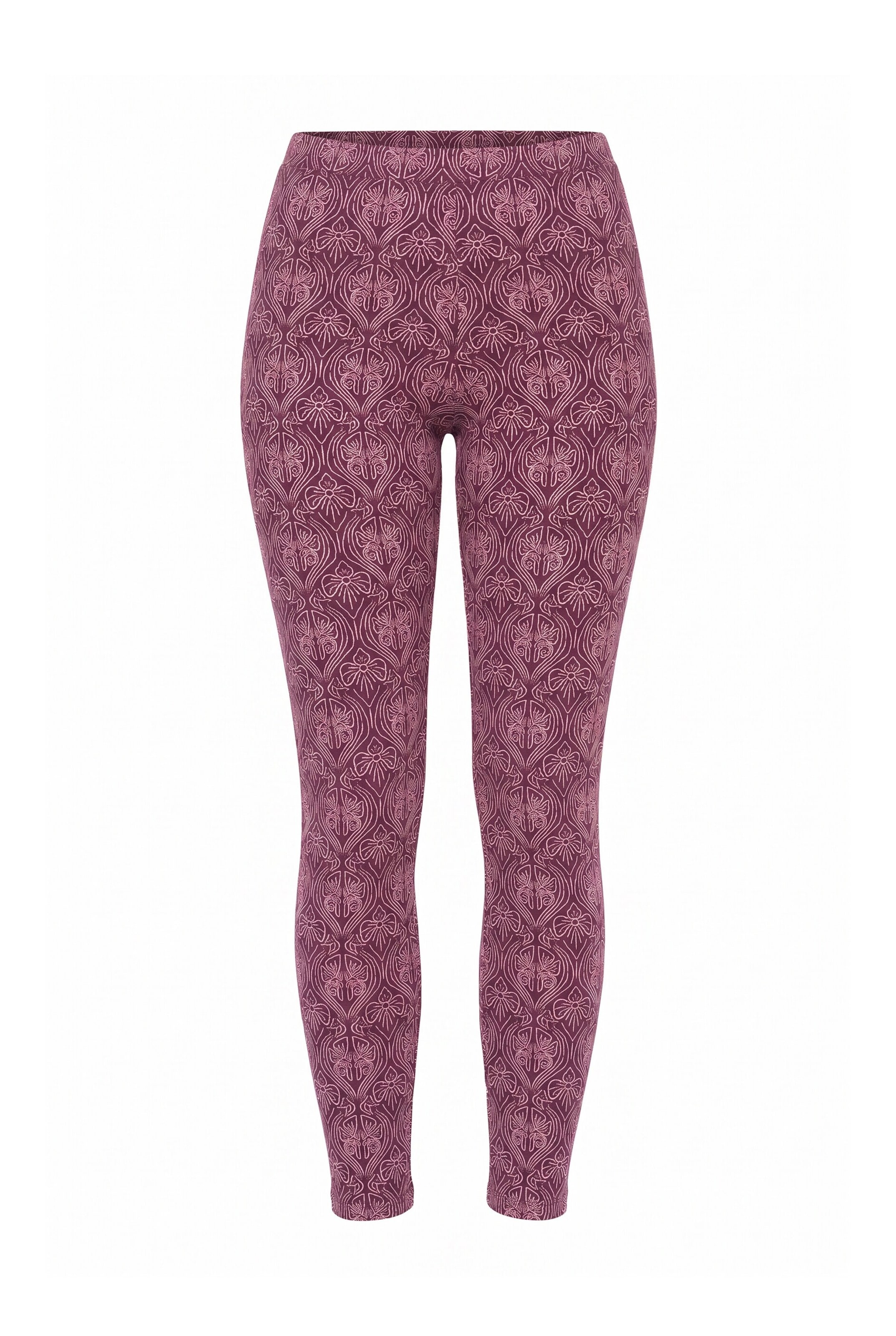 Ulla Popken Leggings in M-L in Rose / Burgundy, Item view