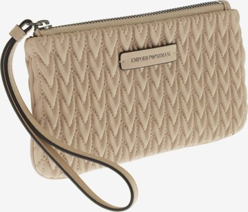 Emporio Armani Small Leather Goods in One size in Beige: front