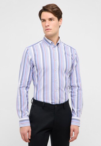 ETERNA Slim fit Button Up Shirt in Blue: front