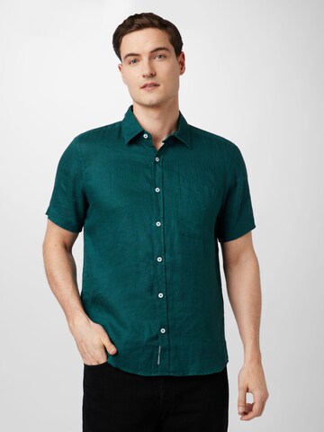 s.Oliver Regular Fit Skjorte i grøn: forside